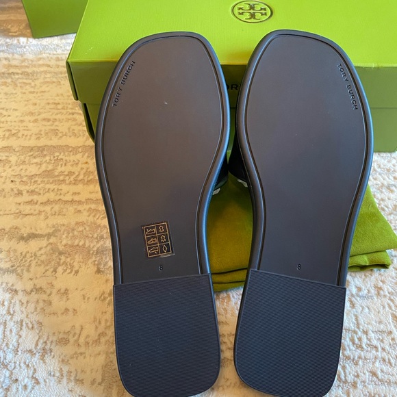 Tory Burch Double T Deco Sport Slide Sandals - Picture 5 of 8